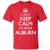 Image of Auburn T-Shirt Funny Keep Calm