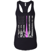 Image of American Softball Flag T-Shirt - Players and Pink Bat