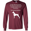 Image of Le long est venu mon tee-shirt d'amusement de doberman pour les amants de chien