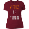 Image of Funny Halloween T-shirt - Witches Be Trippin