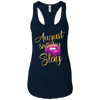 Image of August Birthday Purple Lips Slay T-shirt Birthday Gift