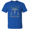 Image of Christmas Ugly Sweater T-Shirt For Nurses And RN