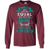 Image of All Men Created Equal Funny Police Officer Shirt