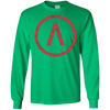 Image of Grèce antique Spartan Lambda T-shirt en détresse