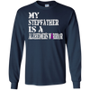 Image of Alzheimer's Awareness Shirt For Stepfather Purple Ribbon Tee