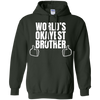 Image of Adult World's Okayest Brother Funny Siblings tee for Brother