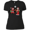 Image of Santa Dabbing Tshirt Mrs. Claus Flossing Shirt