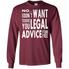 Image of Attorney Law Student Gift T Shirt - Lawyer Free Legal Advice
