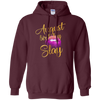 Image of August Birthday Purple Lips Slay T-shirt Birthday Gift