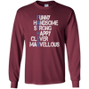 Image of Funny Handsome Strong Is Father Long Sleeve T Shirt