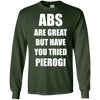 Image of Abs Are Great Funny Polish Food Pierogi Poland T-shirt Tee