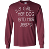 Image of A Girl...Her Dog And Her Jeep T shirt