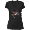 Image of American Flag Salmon Fly T-Shirt