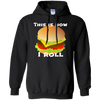 Image of Funny Hamburger Tshirt - This Is How I Roll Gift