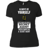 Image of Always be yourself except when you can secret agent t-shirt