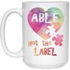 Image of Autism Awareness t Shirts See The able not The Label Men-Women-Kid Gift tees