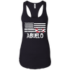 Image of ABUELO Fishing Shirt with Patriotic Flag - Fishing Dad Gifts
