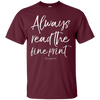 Image of Always Read the Fine Print I'm Pregnant Shirt Announcement