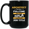 Image of Architect Ninja Job Career Gift T Shirt Student Occupation