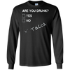 Image of Are you Drunk Tacos Funny Drinking Beer T Shirt