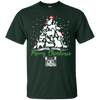 Image of Christmas Tree Merry Christmas Cat Lover Gift T-shirt