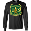 Image of Bigfoot, Sasquatch, Yeti, USFS, Funny, T-shirt