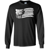 Image of American Flag T-Shirt With Elk Vintage Look
