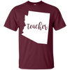 Image of Arizona Teacher home state back to school tee shirts