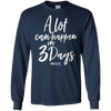 Image of A Lot Can Happen In 3 Days He Is Risen Shirt Easter Tee