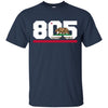 Image of Area Code 805 shirt - Santa Barbara California tshirt