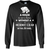 Image of La maison sans t - shirt crabe n'est pas une maison.