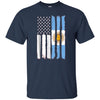 Image of American Argentinian Patriotic Flag T-shirt