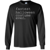 Image of "fastest halloween costume ever." Holiday Long Sleeve Shirt