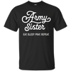 Image of Army Sister Eat Sleep Pray Repeat Shirt