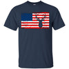 Image of American Flag Hunting Games Clothes T-Shirt