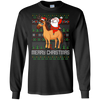 Image of Santa Riding Horse Merry Xmas Gift Tshirt