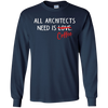 Image of All Architects Need Is Coffee Funny Architecture T Shirt