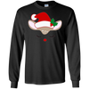 Image of Santa Reindeer Face. Christmas Costume Holiday T-Shirt