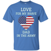 Image of Army Family Shirt Proud Army Family DAD In the Army Tee