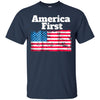 Image of America First Patriotic TShirt Men Women Youth