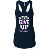 Image of Alzheimer's Awareness Never Give Up Long Sleeve T-Shirt