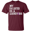 Image of Alzheimer's Awareness Shirt For Daughters Purple Ribbon Tee