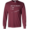 Image of Are you Drunk? Tacos Funny Drinking Beer T Shirt