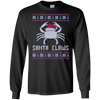 Image of Santa Claws Festive Crab Ugly Christmas Gift Long Sleeve