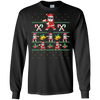 Image of Santa Floss T-Shirt Funny Flossing Dance Ugly Sweater Meme