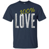 Image of 100% Love Lovely Design Fun Shirt