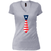 Image of 4th of July T-Shirt-Cute Fourth of July American Necktie Tee