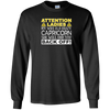 Image of Attention Ladies My Wife Is A Crazy Capricorn Funny T-Shirt
