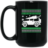 Image of Santa's Jeep Christmas Tree Ugly Sweater Party