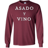 Image of Asado y Vino T-shirt - Funny BBQ Beef and Wine T-Shirt